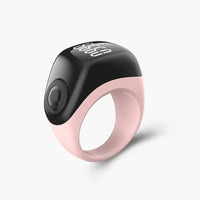 Bague connectée Zikr Ring Iqibla avec 3 anneaux ajustables, appareil électronique pour la prière et le zikr.