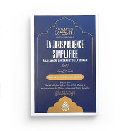 Livre La jurisprudence simplifiée – Coran & Sunna par Edition Tawhid, couverture avec titre et illustrations religieuses.