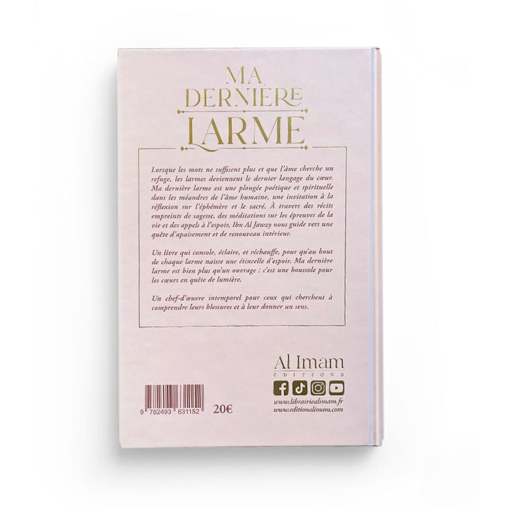 Ma Dernière Larme – Ibn Al-Jawzî – Éditions Al-Imam