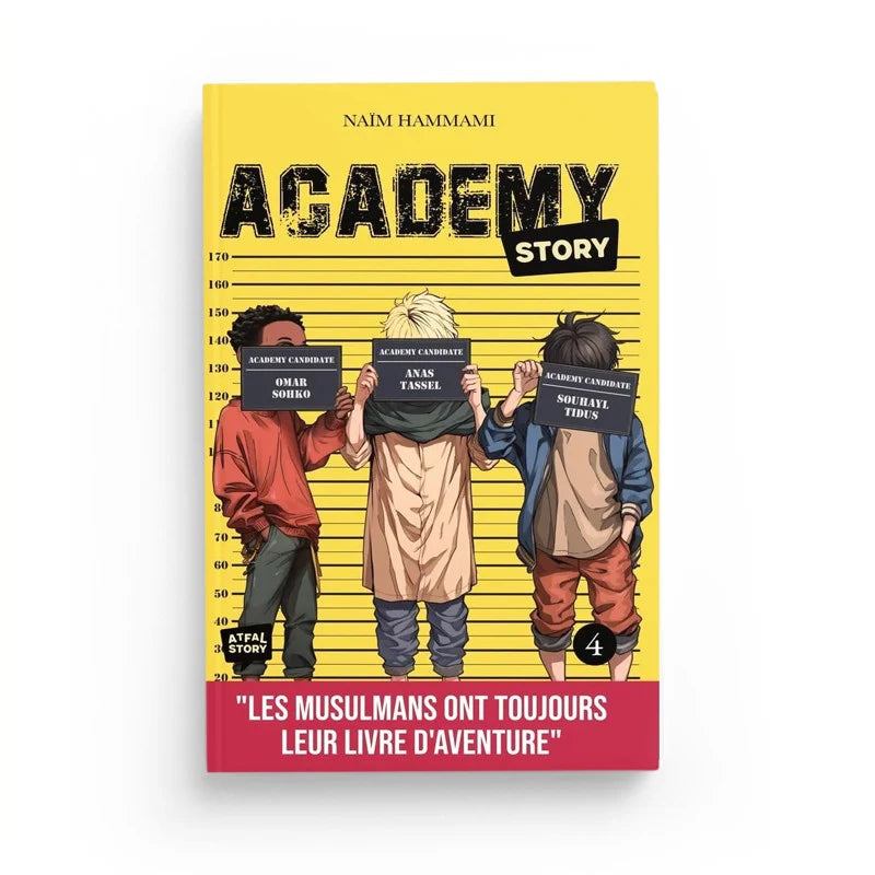Livre Pack Academy Story Tomes 1 à 4, saga d'aventure jeunesse par Atfal Story, avec illustrations colorées et couverture attrayante.