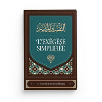 Page du livre L’Exégèse simplifiée du Coran en français par Edition Ibn Badis, couverture avec titre visible.