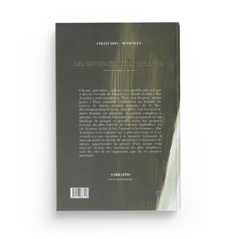 Les sentences d’Ibn Taymiyya – Recueil de pensées - Librairie Al Minhaj