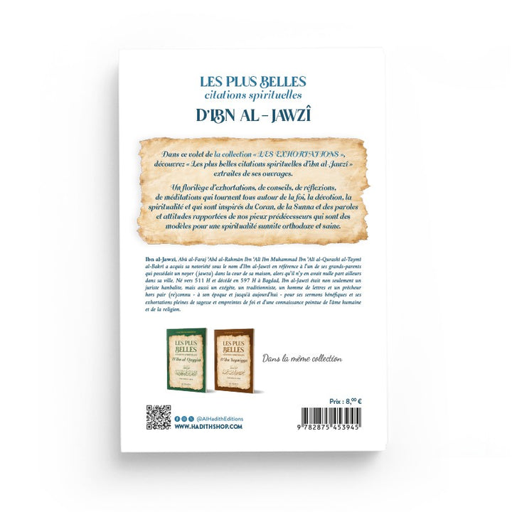 Les Plus Belles Citations Spirituelles D’Ibn Al-Jawzî – Sâlih Ahmad Al-Shâmî – Éditions Al-Hadîth