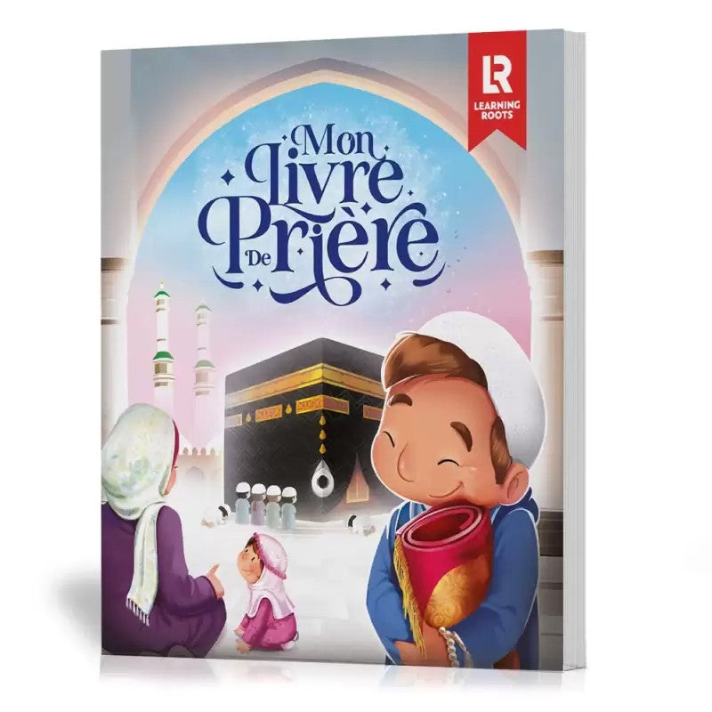 Livre pour enfant Mon Livre De Prière Kiitab de Learning Roots, couverture colorée avec illustrations religieuses.