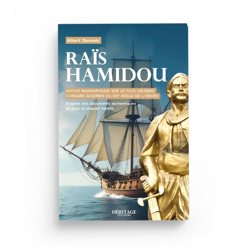 Livre Raïs Hamidou d'Al-Hadith, écrit par Albert Devoulx, édition Héritage, couverture visible avec titre et design.