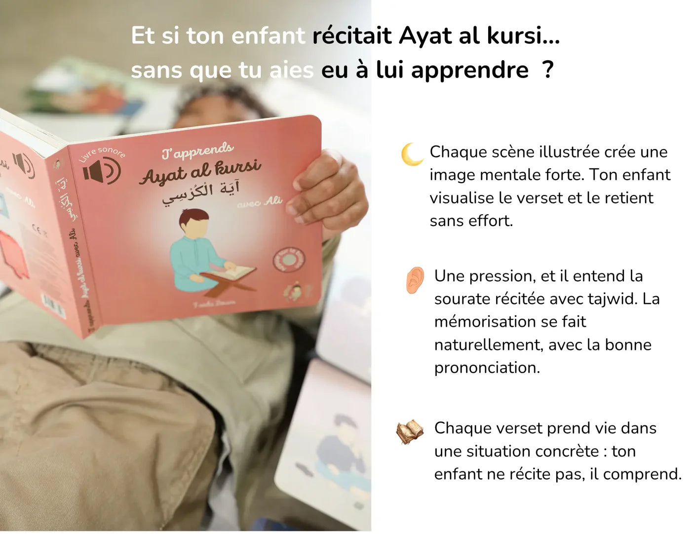 J'Apprends Ayat Al Kursi Avec Ali – Livre Sonore Enfant Islam