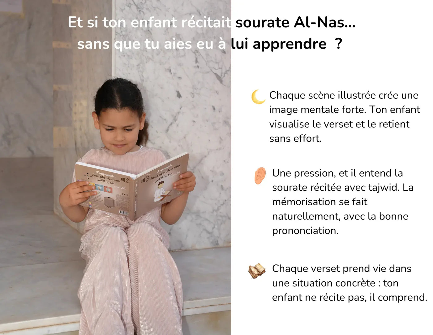 J'Apprends Sourate An-Nas Avec Ali – Livre Sonore Enfant Islam