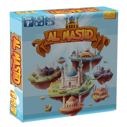 Jeu de société Osratouna Al Masjid - Construis ta Mosquée, jeu pour enfants avec pièces colorées et illustrations éducatives.