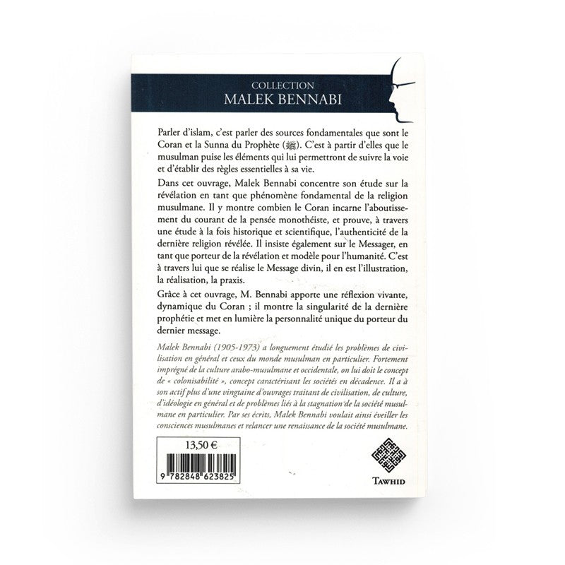 Livre "Le phénomène coranique" de Malek Bennabi, édition Tawhid, couverture avec titre visible et design sobre.