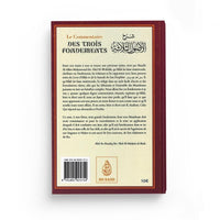 Livre "Le Commentaire des Trois Fondements" de Mohammed Ibn Abd Al-Wahab, édition Ibn Badis, couverture avec titre visible.