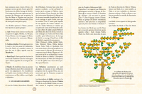 Atlas de la vie prophétique de Muhammad ﷺ, livre de Sana Edition, pages avec texte et illustrations illustrant la vie du prophète.