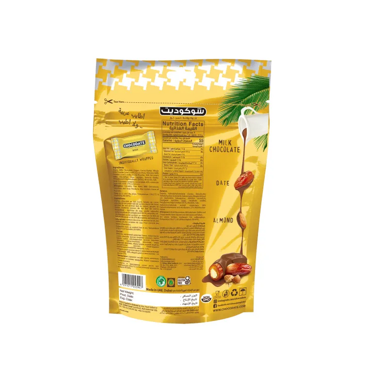 Chocodate Lait Amande – Dattes Chocolat Milk