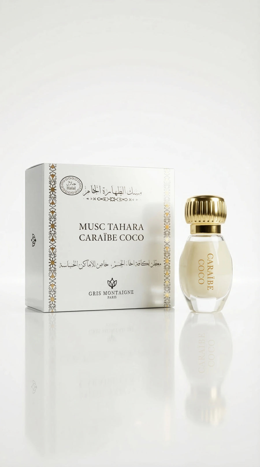 Musc Tahara Caraïbe Coco 12 ml – Gris Montaigne
