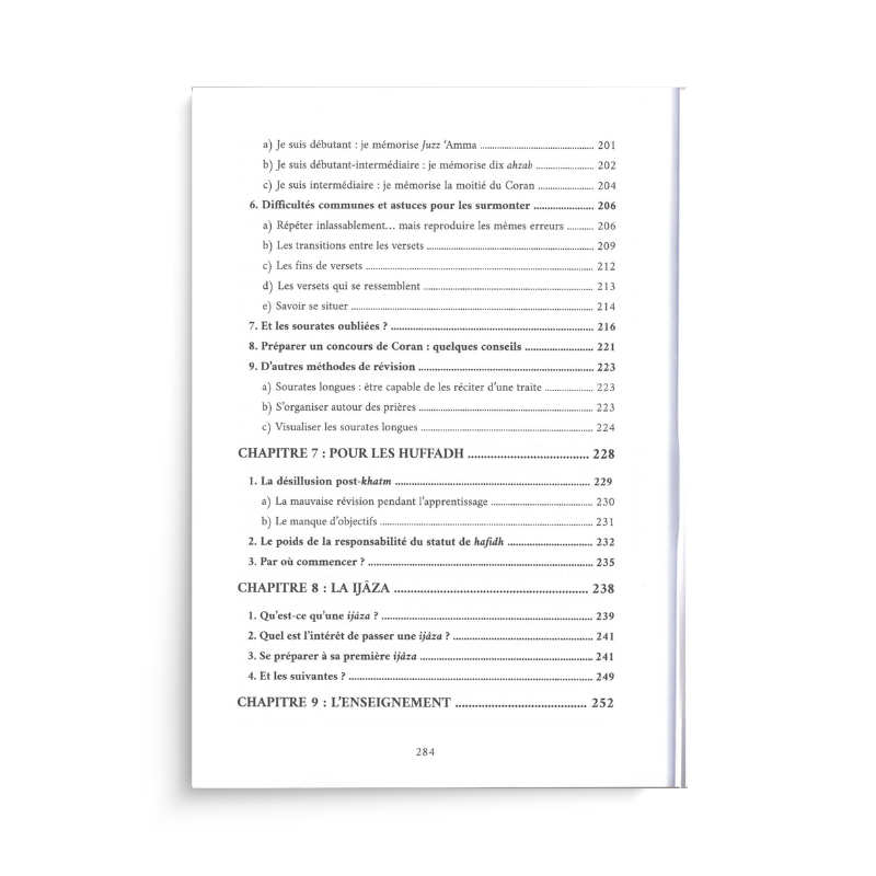 Livre Le Guide Du Mémorisateur Du Coran par Dar al-Qira’at, livre pédagogique pour apprendre et mémoriser le Coran efficacement.