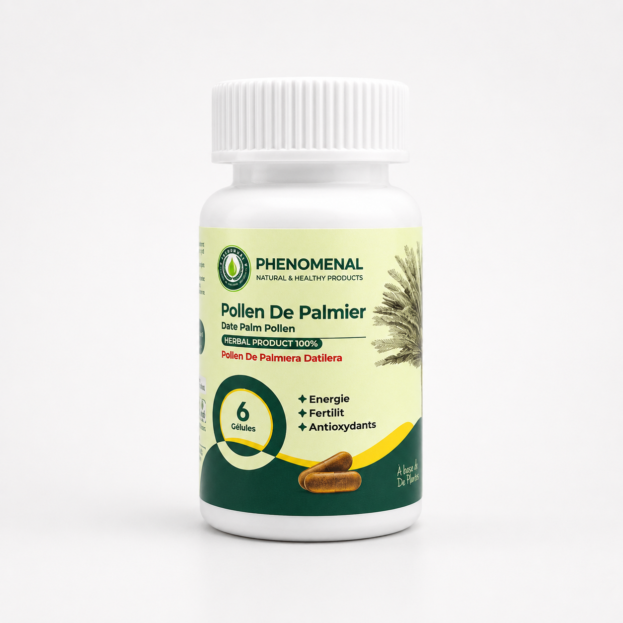 Pollen de Palmier – Complément Alimentaire 60 Gélules
