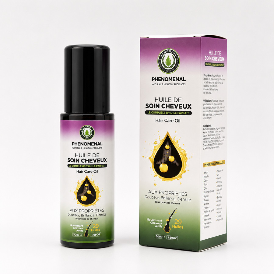 Huile de Soin Cheveux Multi-Huiles – PhenoMenal