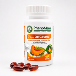 Huile de Pépins de Courge en Gélules 500 mg — 60 Gélules