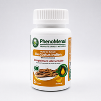 Poudre de Costus Indien de PhenoMenal LAB, complément alimentaire naturel en sachet blanc.