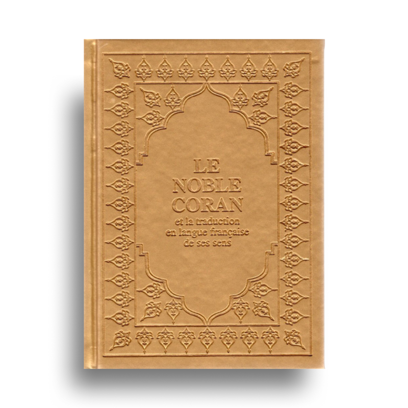 Le Coran (Arabe-Français) -  Petit Format 12X17 - Doré - Editions Sana