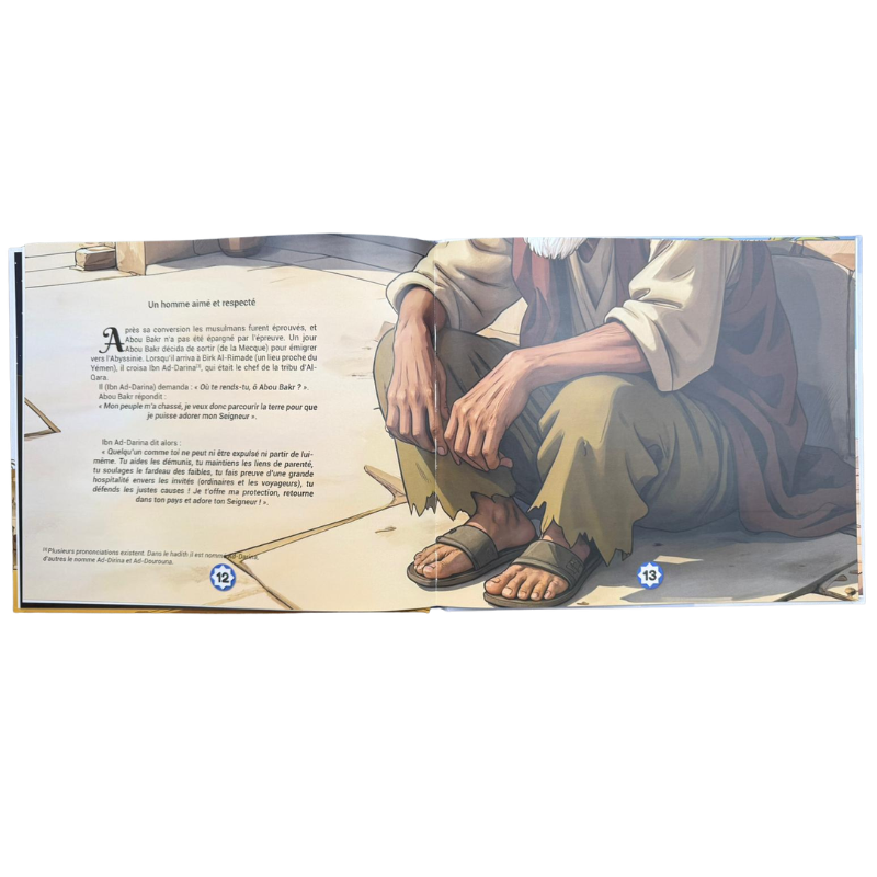 Livre pour enfants "La Conversion à l’islam" d’Abou Bakr, édité par Edition Assia, avec couverture illustrée.