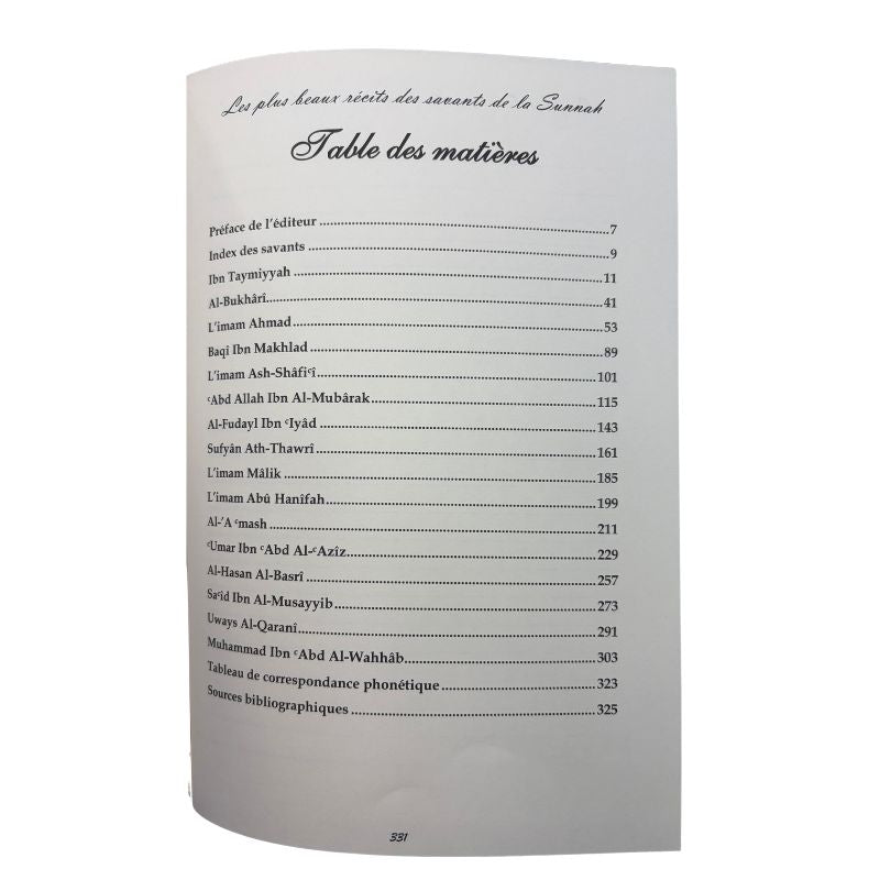 Livre Islam-Chronique, Les Plus Beaux Récits des Savants de la Sunnah, avec couverture illustrée, dédié à l'imam Adh-Dhahabî.