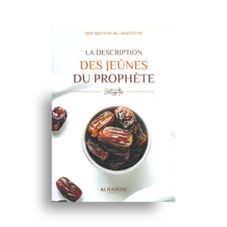 Livre Ibn Qayyim sur la description des jeûnes du Prophète ﷺ, publié par la marque Al-Hadith, avec une couverture au design simple.