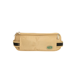 Ceinture beige Hajj Safe avec sacoche antivol intégrée, sécurité et praticité pour voyager léger et sécurisé.