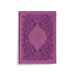 Page de couverture du Coran Arabe Français avec phonétique de Maison D'Ennour, format 14 x 20 cm, design élégant.