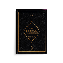 Coran Arabe Français avec Phonétique, 14x20 cm, design élégant, publié par Maison D'Ennour, illustrant le texte sacré.