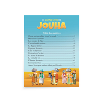 Livre enfant Le Grand Livre De Jouha d'Orientica avec illustrations colorées et histoires éducatives pour enfants.