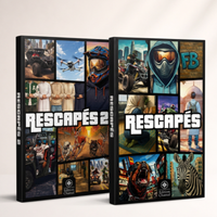 Livre enfant Pack Rescapés Tomes 1 & 2 d'Alex Delagua, éditions Chamal, illustration colorée sur la couverture.