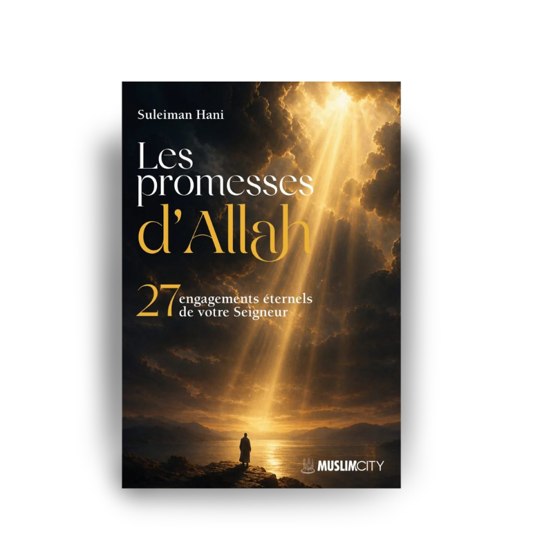 Livre Les Promesses D'Allah : 27 Engagements Éternels de Muslim City avec couverture colorée et design élégant.
