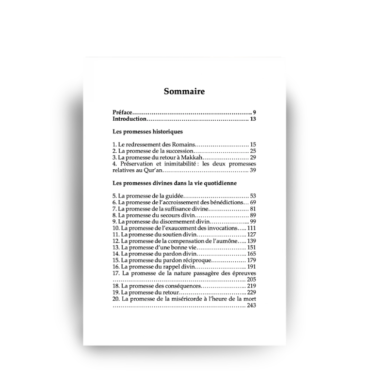 Livre Les Promesses D'Allah : 27 Engagements Éternels de Muslim City avec une couverture élégante et design moderne.