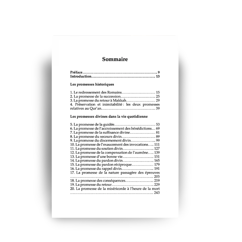 Livre Les Promesses D'Allah : 27 Engagements Éternels de Muslim City avec une couverture élégante et un design moderne.