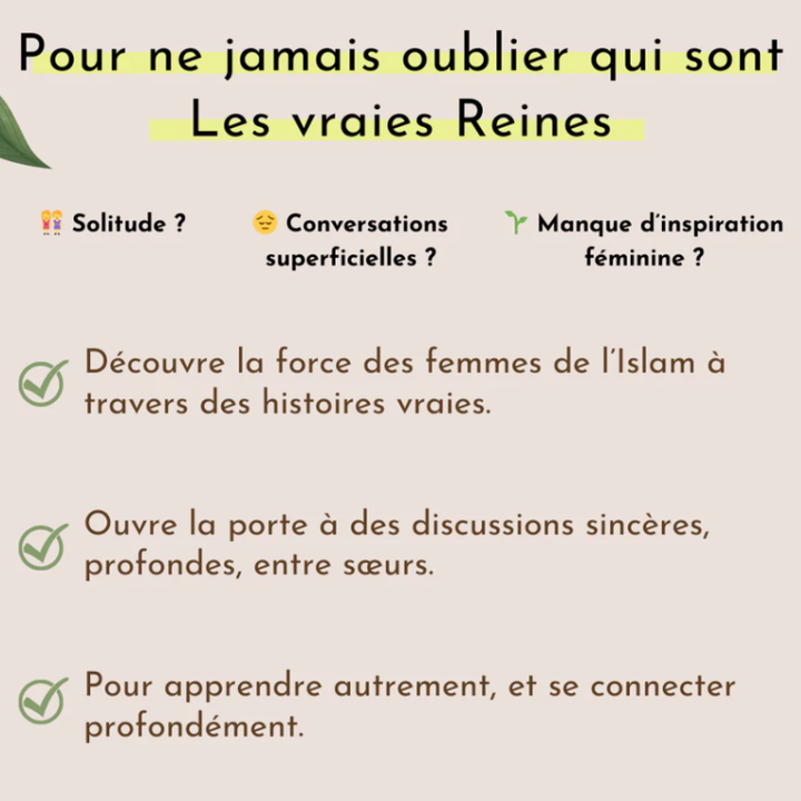 Cartes Nissa – Grandes Femmes De L’Islam (Qalbeen)