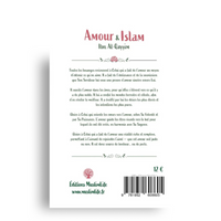 Livre Amour & Islam d'Ibn al-Qayyim, publié par MuslimLife, avec couverture illustrée en design abstrait.