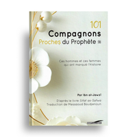 Livre "101 Compagnons" d'Ibn al-Jawzî, édition IQRA, avec couverture illustrée sur fond blanc.