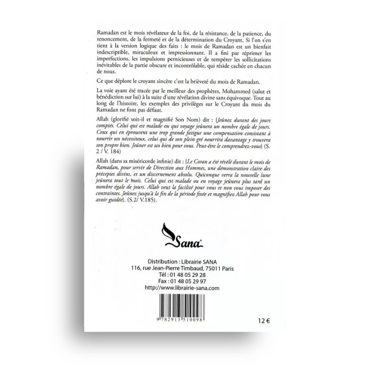 Le Jeûne du Ramadan et la Médecine – Dr Hebri Bousserouel