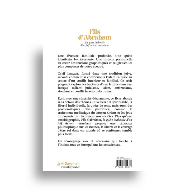 Fils d’Abraham – Cyril Lancart – Al Bayyinah