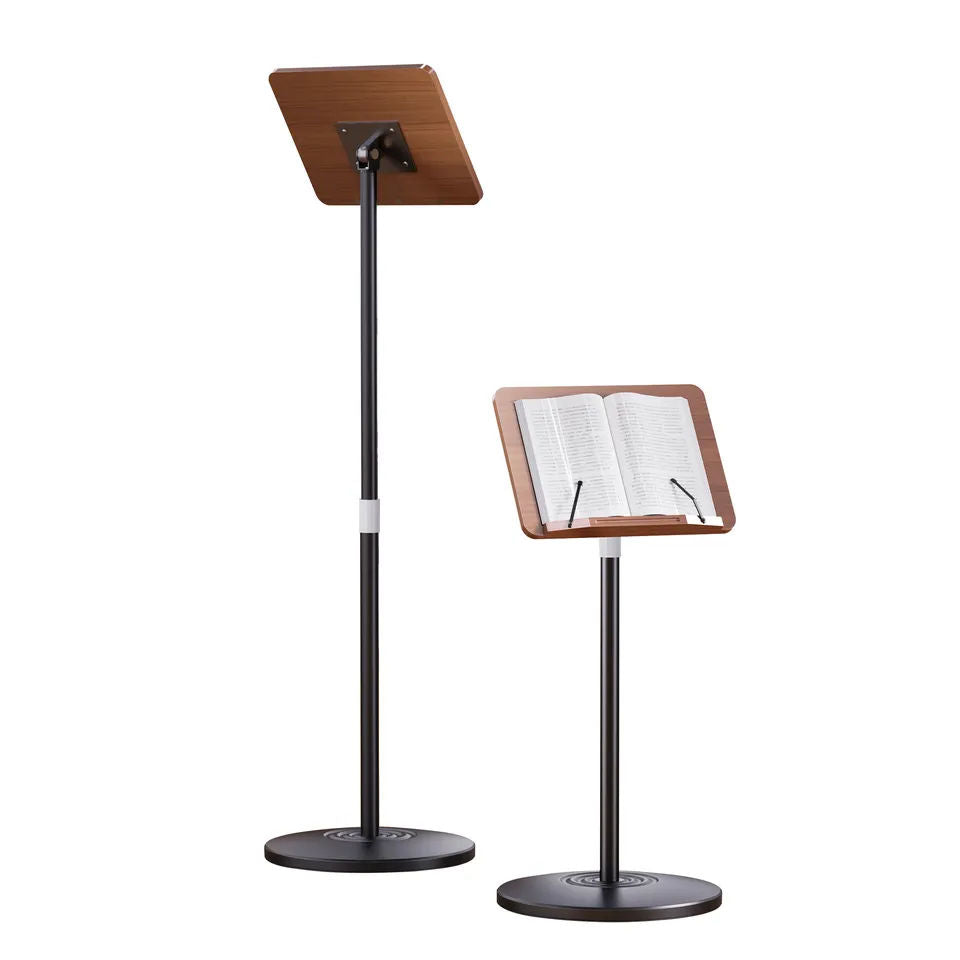 Support Coran sur pied réglable de la marque Librairie Al Minhaj, support pratique pour tenir le Coran en position confortable.