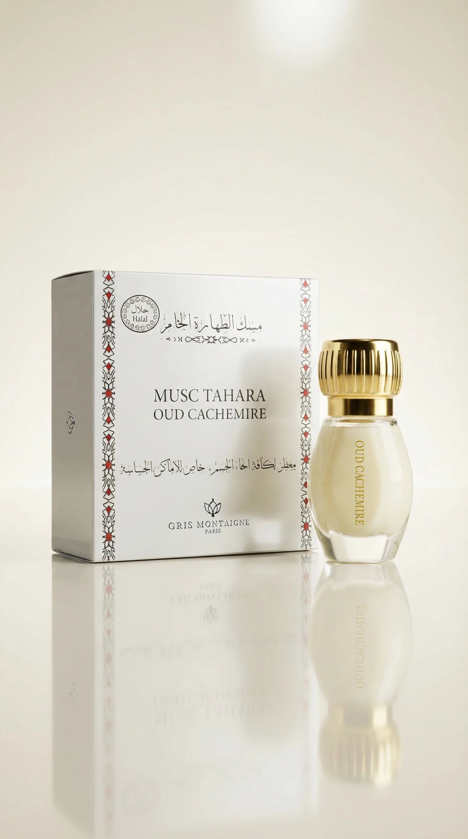 Musc Tahara Oud Cachemire 12 ml – Gris Montaigne