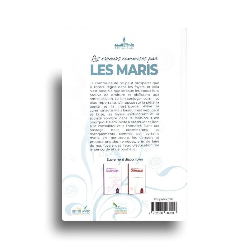 Couverture du livre "Les Erreurs Commises Par Les Maris" par Editions Assia, montrant le titre et des éléments graphiques.