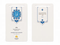 Pack de 4 marque-pages aimantés islamiques Qamar Studio, décorés avec motifs religieux, pour marquer vos livres.