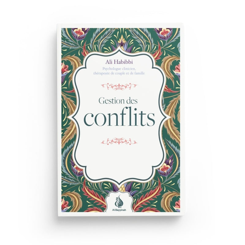 Livre "Gestion des conflits" d'Ali Habibbi, publié par Al Bayyinah Edition, avec une couverture illustrée en français.