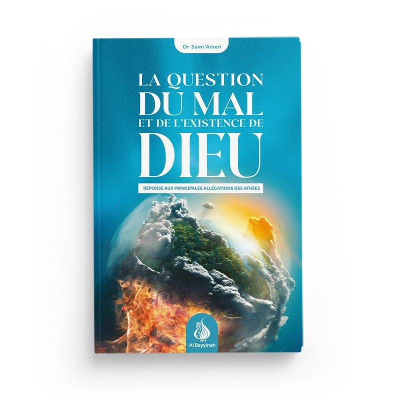 Livre Al Bayyinah sur la question du mal et de l'existence de Dieu, avec réponses aux allégations des athées, vue de face.