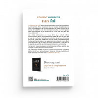 Livre Comment Augmenter Ma Foi de Muhammad Sâlih Al-Munajjid par Éditions Al Hadith, couverture avec titre et logo.