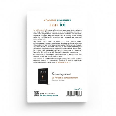 Comment Augmenter Ma Foi - Muhammad Sâlih Al-Munajjid - Éditions Al Hadith