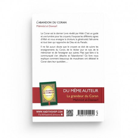 L'Abandon du Coran - Mahmûd al-Dawsarî - Éditions Al-Hadîth
