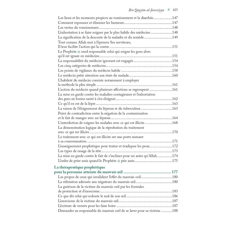 Livre La Médecine Prophétique d'Ibn Qayyim Al-Jawziyya par Éditions Al-Hadîth, couverture avec titre visible.