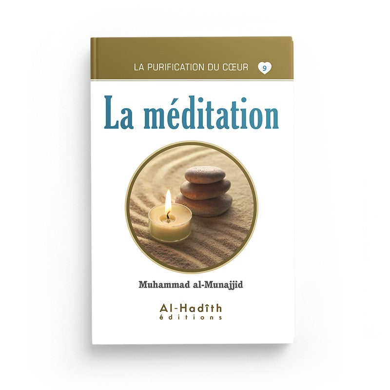Livre La Méditation de Muhammad al-Munajjid par Al-Hadith, couverture avec titre en arabe et design sobre.